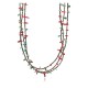 Certified Authentic 3 Strand Navajo .925 Sterling Silver Turquoise and Coral Native American Necklace 390779865215