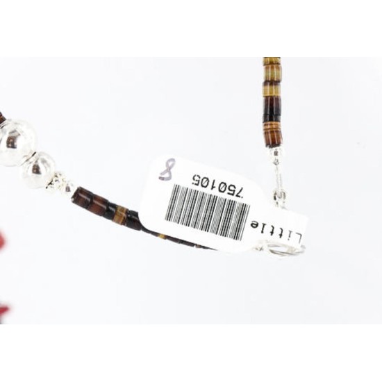 Certified Authentic 3 Strand Navajo .925 Sterling Silver Turquoise and Coral Native American Necklace 390779865215