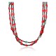 Certified Authentic 3 Strand Navajo .925 Sterling Silver Turquoise and Coral Native American Necklace 390832529281 Certified Authentic 3 Strand Navajo .925 Sterling Silver Turquoise and Coral Native American Necklace 390832529281