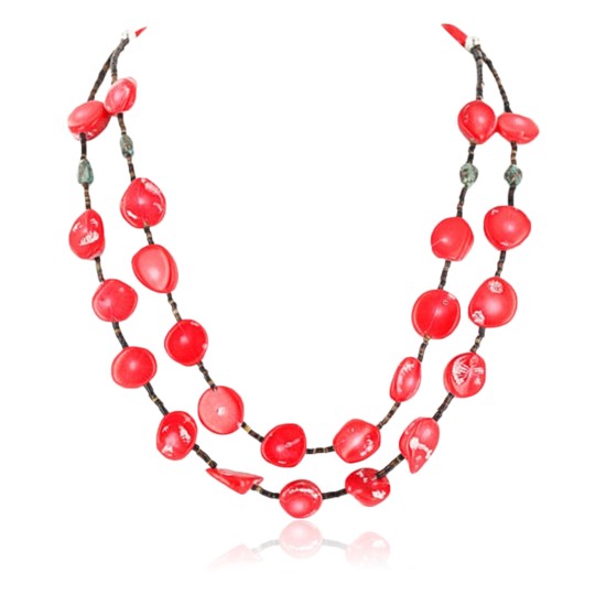 Certified Authentic 3 Strand Navajo .925 Sterling Silver Turquoise and Coral Native American Necklace 390848955062 Certified Authentic 3 Strand Navajo .925 Sterling Silver Turquoise and Coral Native American Necklace 390848955062