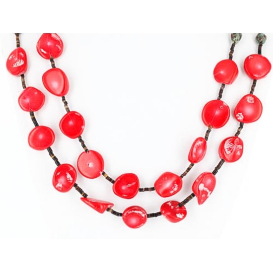 Certified Authentic 3 Strand Navajo .925 Sterling Silver Turquoise and Coral Native American Necklace 390848955062 Certified Authentic 3 Strand Navajo .925 Sterling Silver Turquoise and Coral Native American Necklace 390848955062