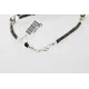 Certified Authentic 3 Strand Navajo .925 Sterling Silver Turquoise and Gaspeite Native American Necklace 15835-15
