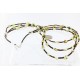 Certified Authentic 3 Strand Navajo .925 Sterling Silver Turquoise and Gaspeite Native American Necklace 370991409546
