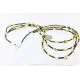 Certified Authentic 3 Strand Navajo .925 Sterling Silver Turquoise and Gaspeite Native American Necklace 370991409546
