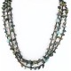 Certified Authentic 3 Strand Navajo .925 Sterling Silver Turquoise and GREEN AGATE Native American Necklace 15856-101 Certified Authentic 3 Strand Navajo .925 Sterling Silver Turquoise and GREEN AGATE Native American Necklace 15856-101