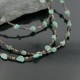 Certified Authentic 3 Strand Navajo .925 Sterling Silver Turquoise and Heishi Native American Necklace 391059894074