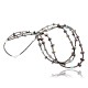 Certified Authentic 3 Strand Navajo .925 Sterling Silver Turquoise and Jasper Native American Necklace 15297-11 Certified Authentic 3 Strand Navajo .925 Sterling Silver Turquoise and Jasper Native American Necklace 15297-11