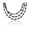 Certified Authentic 3 Strand Navajo .925 Sterling Silver Turquoise and Jasper Native American Necklace 15835-12