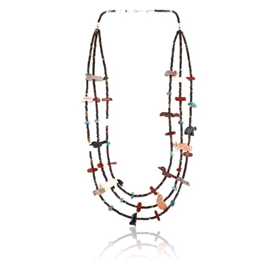 Certified Authentic 3 Strand Navajo .925 Sterling Silver Turquoise and JASPER Native American Necklace 371006149765 Certified Authentic 3 Strand Navajo .925 Sterling Silver Turquoise and JASPER Native American Necklace 371006149765