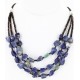 Certified Authentic 3 Strand Navajo .925 Sterling Silver Turquoise and Lapis Native American Necklace 371056610349 Certified Authentic 3 Strand Navajo .925 Sterling Silver Turquoise and Lapis Native American Necklace 371056610349