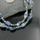 Certified Authentic 2 Strand Navajo .925 Sterling Silver Turquoise and Lapis Native American Necklace 390714194377