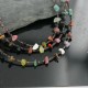 Certified Authentic 3 Strand Navajo .925 Sterling Silver Turquoise and Multicolor Stones Native American Necklace 370994962469 Certified Authentic 3 Strand Navajo .925 Sterling Silver Turquoise and Multicolor Stones Native American Necklace 370994962469