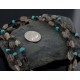 Certified Authentic 3 Strand Navajo .925 Sterling Silver Turquoise and Smoky Quartz Native American Necklace 370887248205 Certified Authentic 3 Strand Navajo .925 Sterling Silver Turquoise and Smoky Quartz Native American Necklace 370887248205