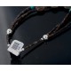 Certified Authentic 3 Strand Navajo .925 Sterling Silver Turquoise and Smoky Quartz Native American Necklace 370887248205 Certified Authentic 3 Strand Navajo .925 Sterling Silver Turquoise and Smoky Quartz Native American Necklace 370887248205