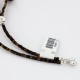 Certified Authentic 3 Strand Navajo .925 Sterling Silver Turquoise and Tigers Eye Native American Necklace 15401-15