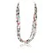 Certified Authentic 3 Strand Navajo .925 Sterling Silver Turquoise Multicolor 22 Native American Necklace 390809887505