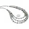 Certified Authentic 3 Strand Navajo .925 Sterling Silver Turquoise Native American Necklace 371004961001 Certified Authentic 3 Strand Navajo .925 Sterling Silver Turquoise Native American Necklace 371004961001