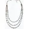 Certified Authentic 3 Strand Navajo .925 Sterling Silver Turquoise Native American Necklace 371004961001 Certified Authentic 3 Strand Navajo .925 Sterling Silver Turquoise Native American Necklace 371004961001