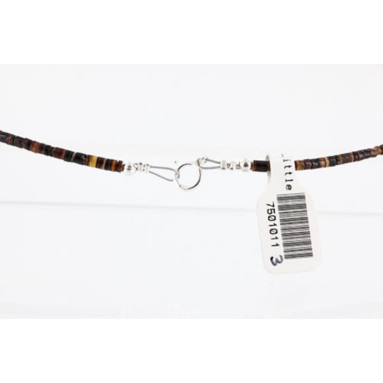 Certified Authentic 3 Strand Navajo .925 Sterling Silver Turquoise Native American Necklace 371004961001 Certified Authentic 3 Strand Navajo .925 Sterling Silver Turquoise Native American Necklace 371004961001