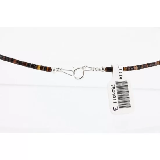 Certified Authentic 3 Strand Navajo .925 Sterling Silver Turquoise Native American Necklace 371004961001 Certified Authentic 3 Strand Navajo .925 Sterling Silver Turquoise Native American Necklace 371004961001