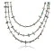 Certified Authentic 3 Strand Navajo .925 Sterling Silver Turquoise Native American Necklace 371004961001 Certified Authentic 3 Strand Navajo .925 Sterling Silver Turquoise Native American Necklace 371004961001