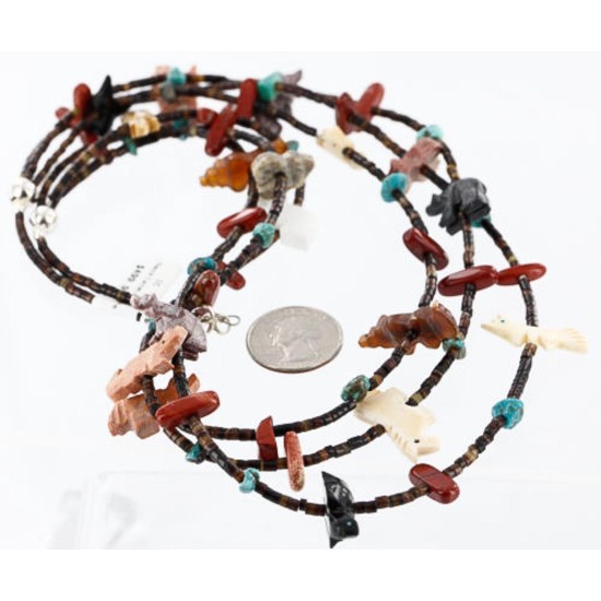 Certified Authentic 3 Strand Navajo .925 Sterling Silver Turquoise Native American Necklace 371007282199 Certified Authentic 3 Strand Navajo .925 Sterling Silver Turquoise Native American Necklace 371007282199