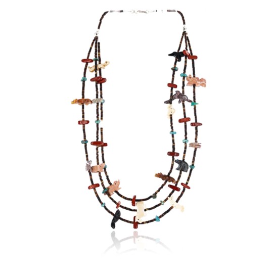 Certified Authentic 3 Strand Navajo .925 Sterling Silver Turquoise Native American Necklace 371007282199 Certified Authentic 3 Strand Navajo .925 Sterling Silver Turquoise Native American Necklace 371007282199