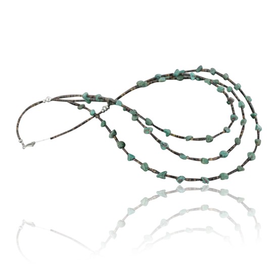 Certified Authentic 3 Strand Navajo .925 Sterling Silver Turquoise Native American Necklace 390713847317 Certified Authentic 3 Strand Navajo .925 Sterling Silver Turquoise Native American Necklace 390713847317