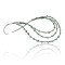 Certified Authentic 3 Strand Navajo .925 Sterling Silver Turquoise Native American Necklace 390713847317