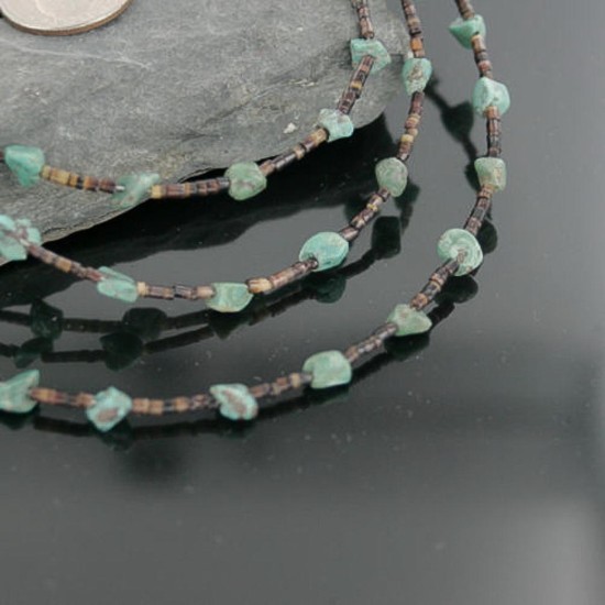 Certified Authentic 3 Strand Navajo .925 Sterling Silver Turquoise Native American Necklace 390713847317 Certified Authentic 3 Strand Navajo .925 Sterling Silver Turquoise Native American Necklace 390713847317