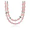 Certified Authentic 3 Strand Navajo .925 Sterling Silver Turquoise Quartz 8941 Native American Necklace 15894-1