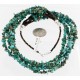 Certified Authentic 5 Strand Navajo .925 Sterling Silver Natural Turquoise Native American Necklace 391052031782
