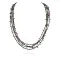Certified Authentic 5 Strand Navajo .925 Sterling Silver Turquoise and Coral Native American Necklace 16082