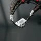 Certified Authentic 5 Strand Navajo .925 Sterling Silver Turquoise and Coral Native American Necklace 750107-7 Certified Authentic 5 Strand Navajo .925 Sterling Silver Turquoise and Coral Native American Necklace 750107-7