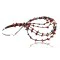 Certified Authentic 5 Strand Navajo .925 Sterling Silver Turquoise and Jasper Native American Necklace 390745913884