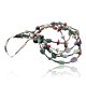 Certified Authentic 5 Strand Navajo .925 Sterling Silver Turquoise and Multicolor Stones Native American Necklace 15585-27 Certified Authentic 5 Strand Navajo .925 Sterling Silver Turquoise and Multicolor Stones Native American Necklace 15585-27