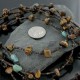 Certified Authentic 5 Strand Navajo .925 Sterling Silver Turquoise and Tigers Eye Native American Necklace 15621-23 Certified Authentic 5 Strand Navajo .925 Sterling Silver Turquoise and Tigers Eye Native American Necklace 15621-23