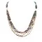 Certified Authentic 8 Strand Bead Navajo .925 Sterling Silver Turquoise and Coral and Jasper and Coral and Agate Neckalce Native American Necklace 15988