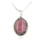 Certified Authentic .925 Sterling Silver Handmade Navajo Natural Charoite Native American Necklace  12885-4