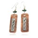 Certified Authentic .925 Sterling Silver Hooks Handmade Navajo Natural Turquoise Native American Pure Copper Dangle Earrings 18210-3 Certified Authentic .925 Sterling Silver Hooks Handmade Navajo Natural Turquoise Native American Pure Copper Dangle Earrings 18210-3