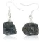Certified Authentic .925 Sterling Silver Hooks Natural Jasper Dangle Native American Earrings 18158