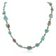 Certified Authentic .925 Sterling Silver Natural Turquoise Chain Native American Necklace 15388 Certified Authentic .925 Sterling Silver Natural Turquoise Chain Native American Necklace 15388