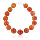 Certified Authentic .925 Sterling Silver Navajo Natural Carnelian Native American Bracelet 12742-201 Certified Authentic .925 Sterling Silver Navajo Natural Carnelian Native American Bracelet 12742-201