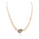 Certified Authentic .925 Sterling Silver Navajo Natural Graduated Melon Shell and Turquoise Native American Necklace 7501013-3 Certified Authentic .925 Sterling Silver Navajo Natural Graduated Melon Shell and Turquoise Native American Necklace 7501013-3