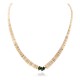 Certified Authentic .925 Sterling Silver Navajo Natural Turquoise Graduated Melon Shell Native American Necklace 15562-538