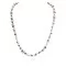 Certified Authentic .925 Sterling Silver White Howlite Amethyst Native American Necklace 15349-14