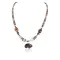 Certified Authentic Bear Navajo .925 Sterling Silver Natural Turquoise Graduated Heishi Red Jasper Hematite Native American Necklace 16090-5