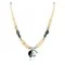 Certified Authentic Bear Navajo Native .925 Sterling Silver Graduated Heishi Turquoise and Hematite Native American Necklace 25245