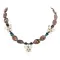 Certified Authentic Butterfly Navajo .925 Sterling Silver Natural Turquoise Jasper Hematite Wood Native American Necklace 750199-9