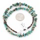 Certified Authentic C Litlte Navajo .925 Sterling Silver Natural Turquoise Native American Necklace 371051447164